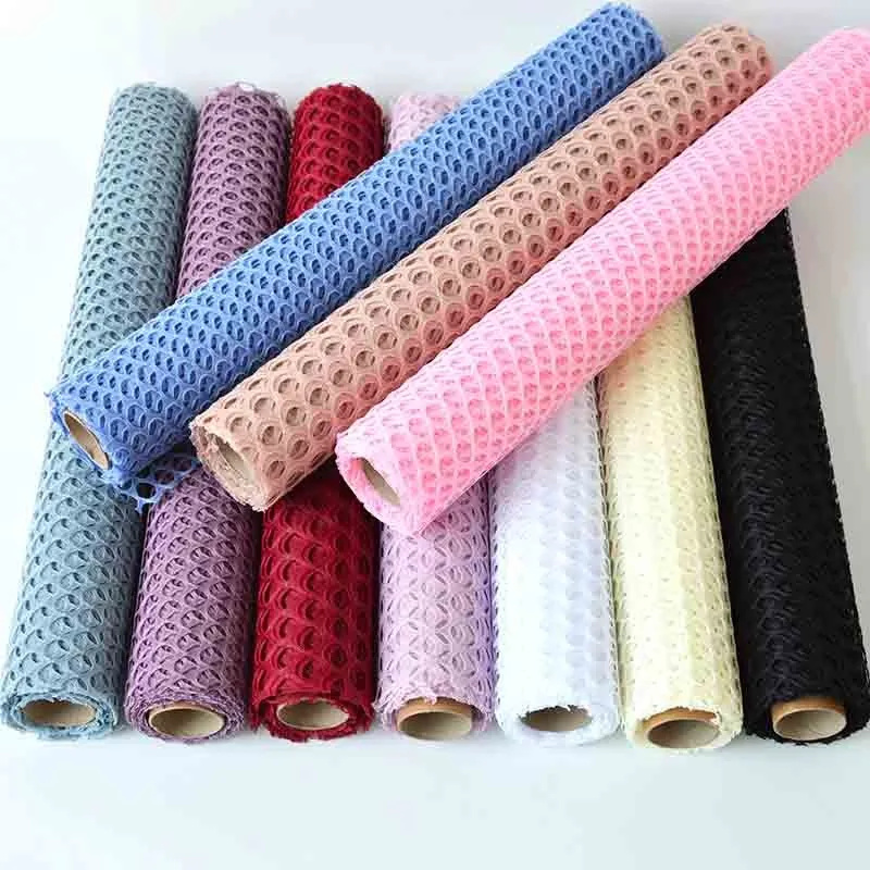 Polyester Mesh Flower Wrapping Fabric