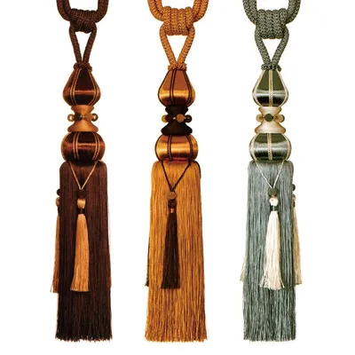37cm Smooth Tassel Curtain Tieback Cord