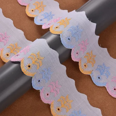 5.4cm White T/C Lace Trim